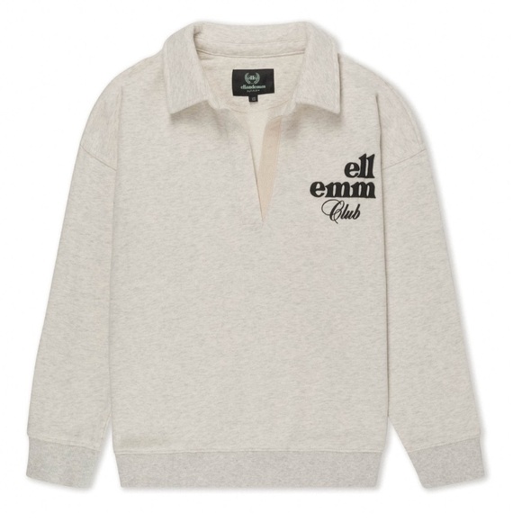 Ellandemm Vintage Club Sport Sweatsuit Matching Set Oversized Pullover Jogger L - Picture 2 of 15